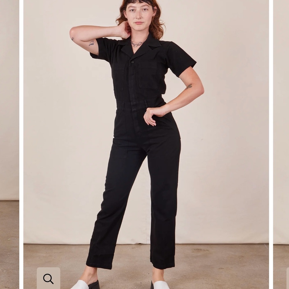 Big Bud Press New Black Women's Jumpsuit Small S SM Short Sleeve